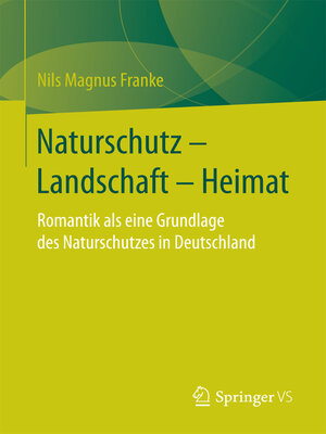 cover image of Naturschutz – Landschaft – Heimat